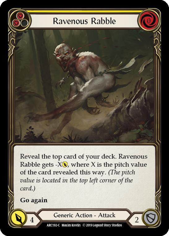 Ravenous Rabble (Yellow)