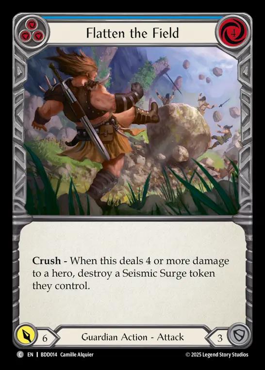 Flatten the Field (Blue)