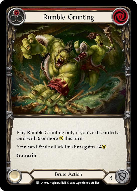 Rumble Grunting (Red)