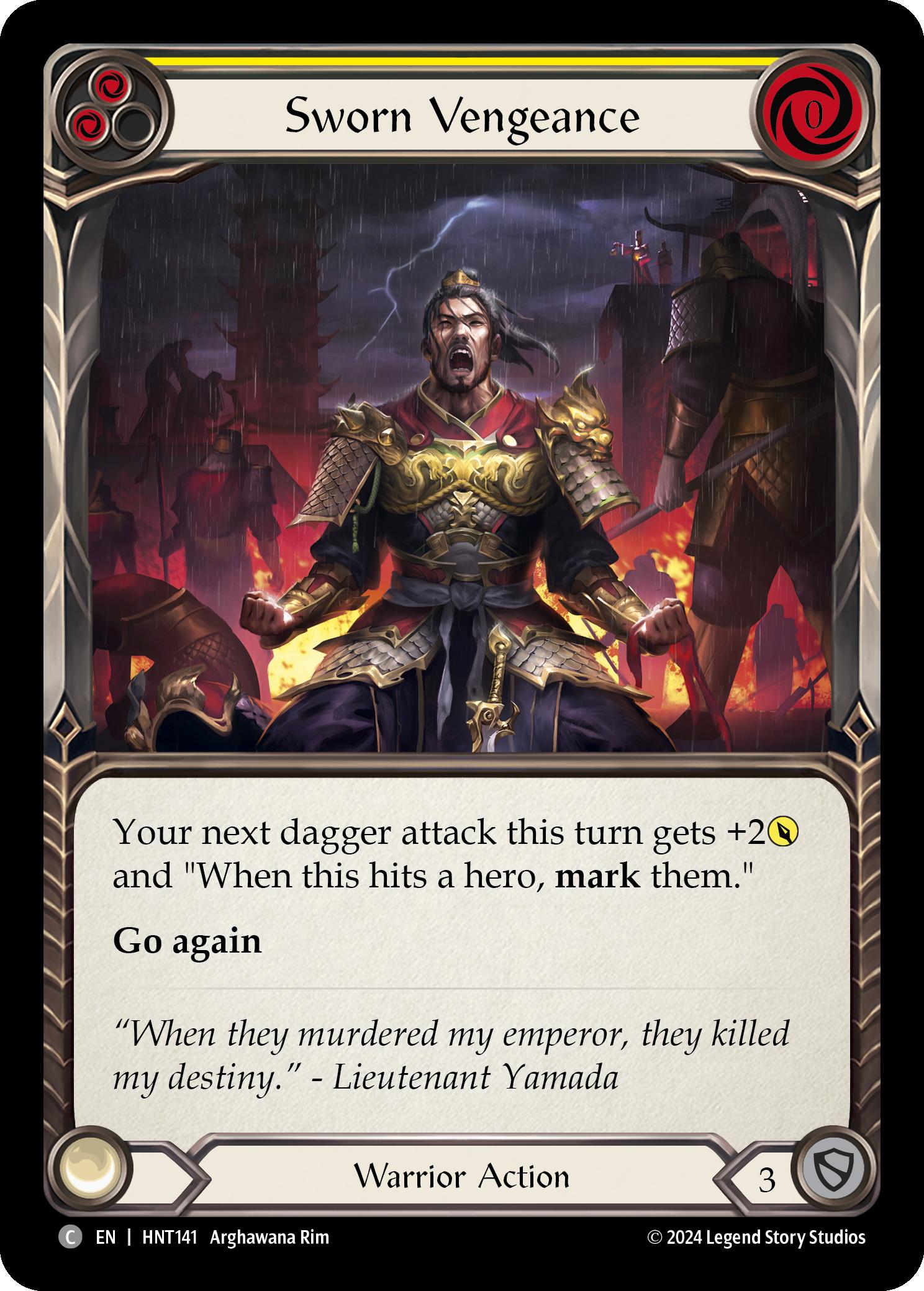 Sworn Vengeance (Yellow)