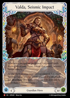 Valda, Seismic Impact