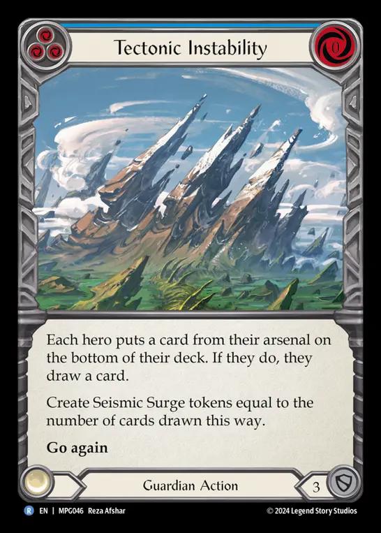 Tectonic Instability