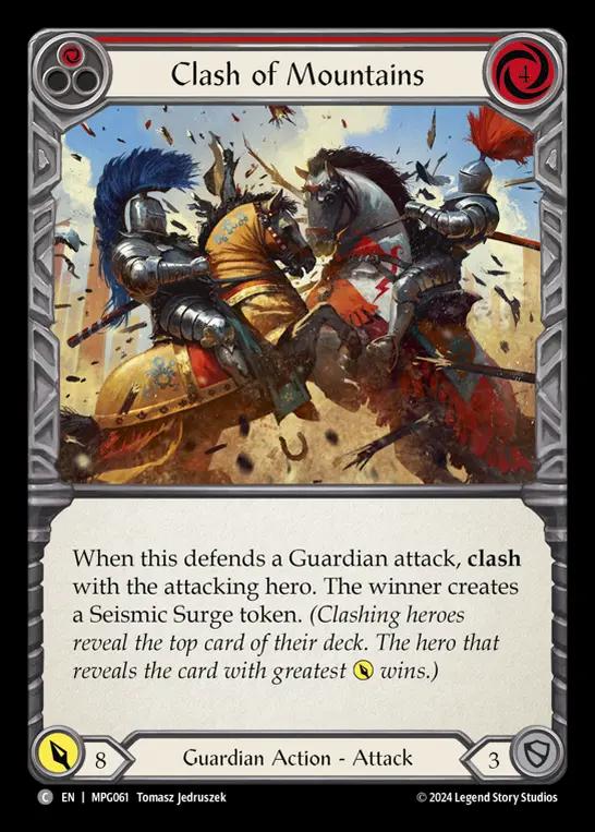 Clash of Mountains (Red)