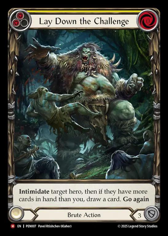 Lay Down the Challenge