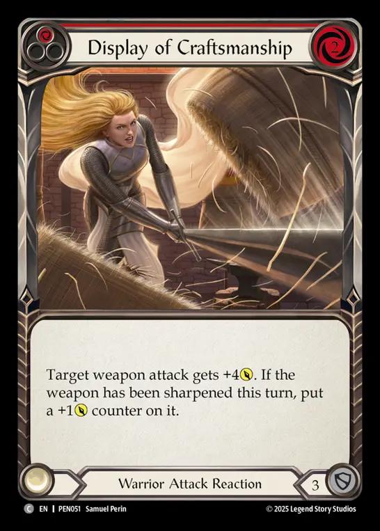 Display of Craftsmanship (Red)