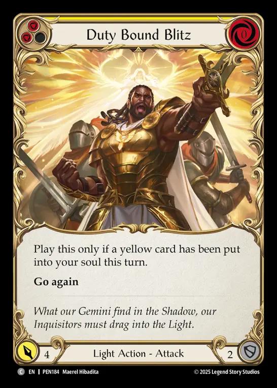 Duty Bound Blitz (Yellow)