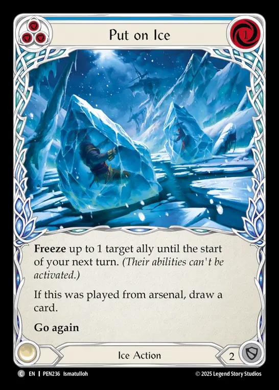 Put on Ice (Blue)