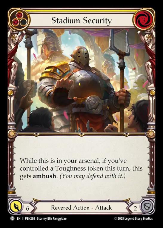 Stadium Security (Yellow)