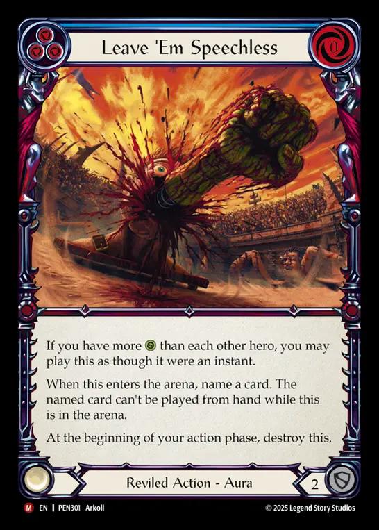 Leave 'Em Speechless