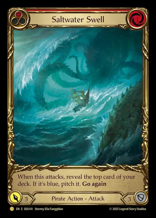 Saltwater Swell (Red)