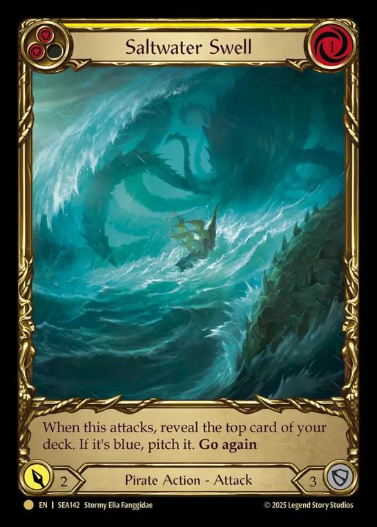 Saltwater Swell (Yellow)