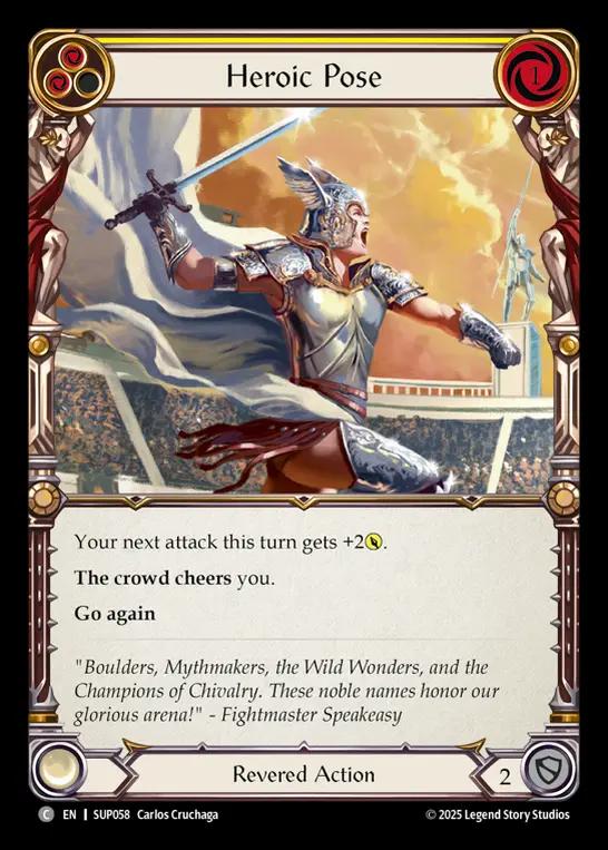 Heroic Pose (Yellow)