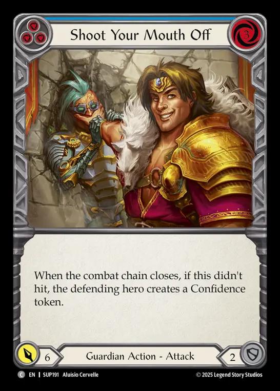 Shoot Your Mouth Off (Blue)